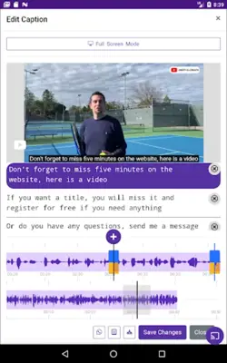 Video Subtitle Generator android App screenshot 4