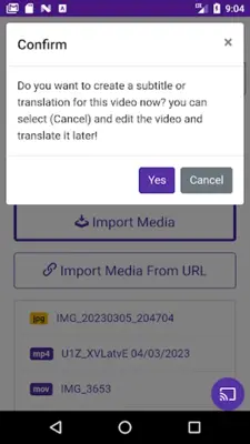 Video Subtitle Generator android App screenshot 6